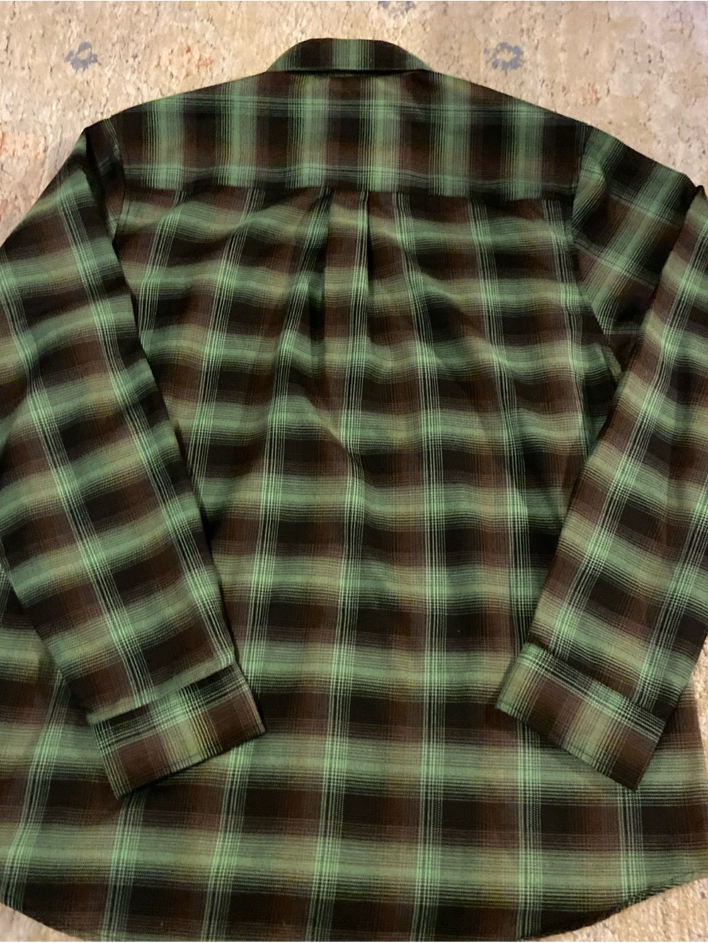 Dixxon Flannel Shirt Men’s Large L Green Pearl Snap Gravity Coffee Collection - Picture 15 of 16